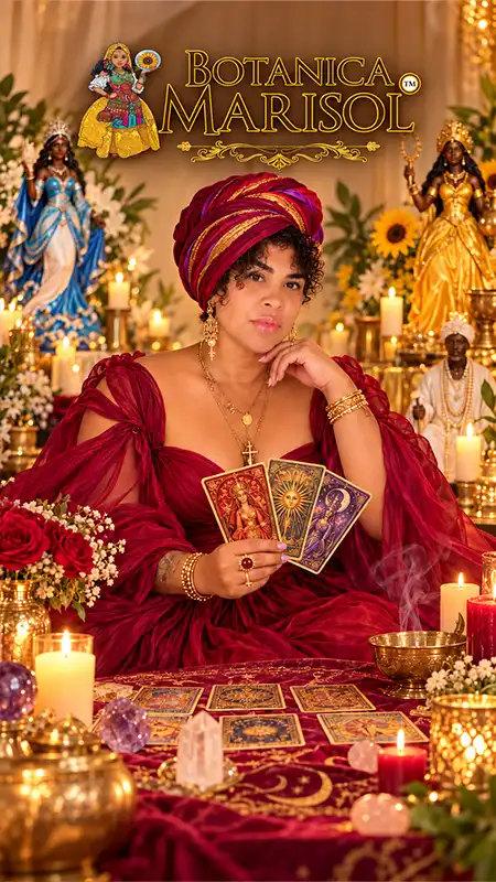 Lectura de tarot y guía espiritual en Botánica Marisol